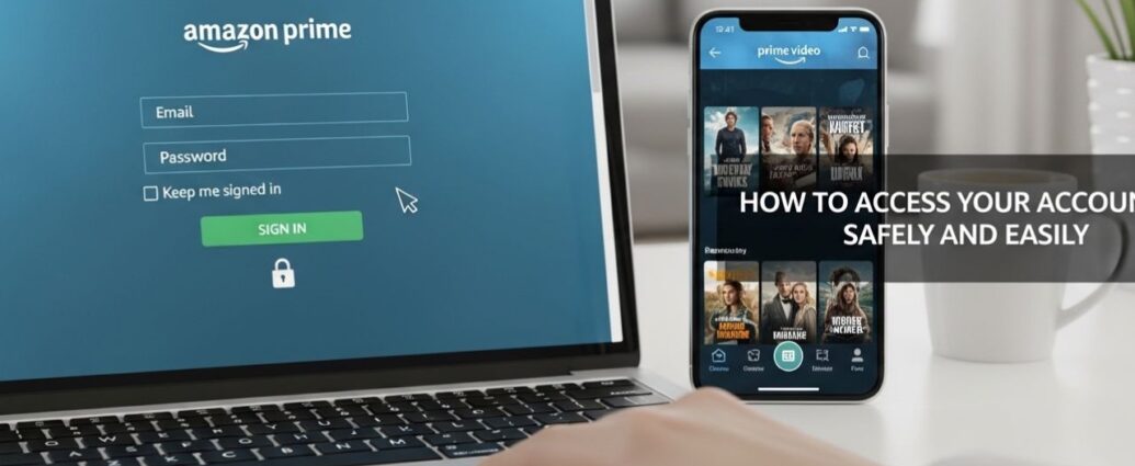 log in to Amazon Prime