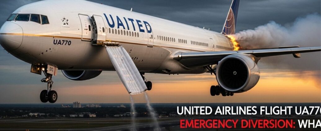 United Airlines Flight UA770 made an emergency